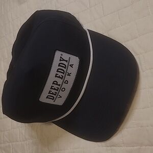 Deep Eddy Vodka Cap, Black, Snap Back